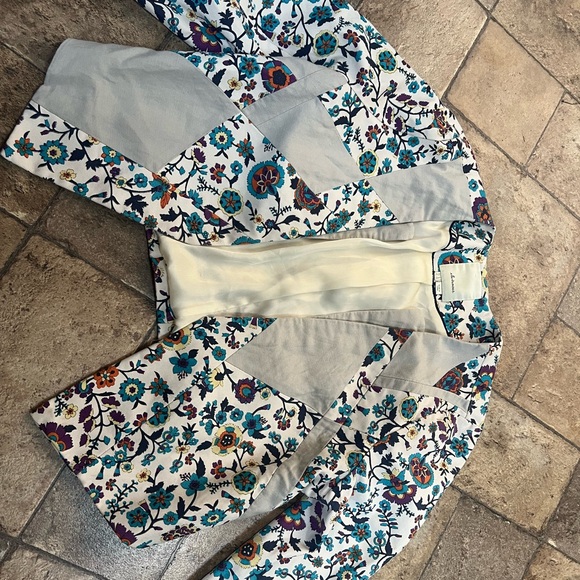 Anthropologie Multicolor Floral Blazer - Picture 4 of 5